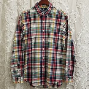 Men's Polo Ralph Lauren Plaid Button Down Shirt